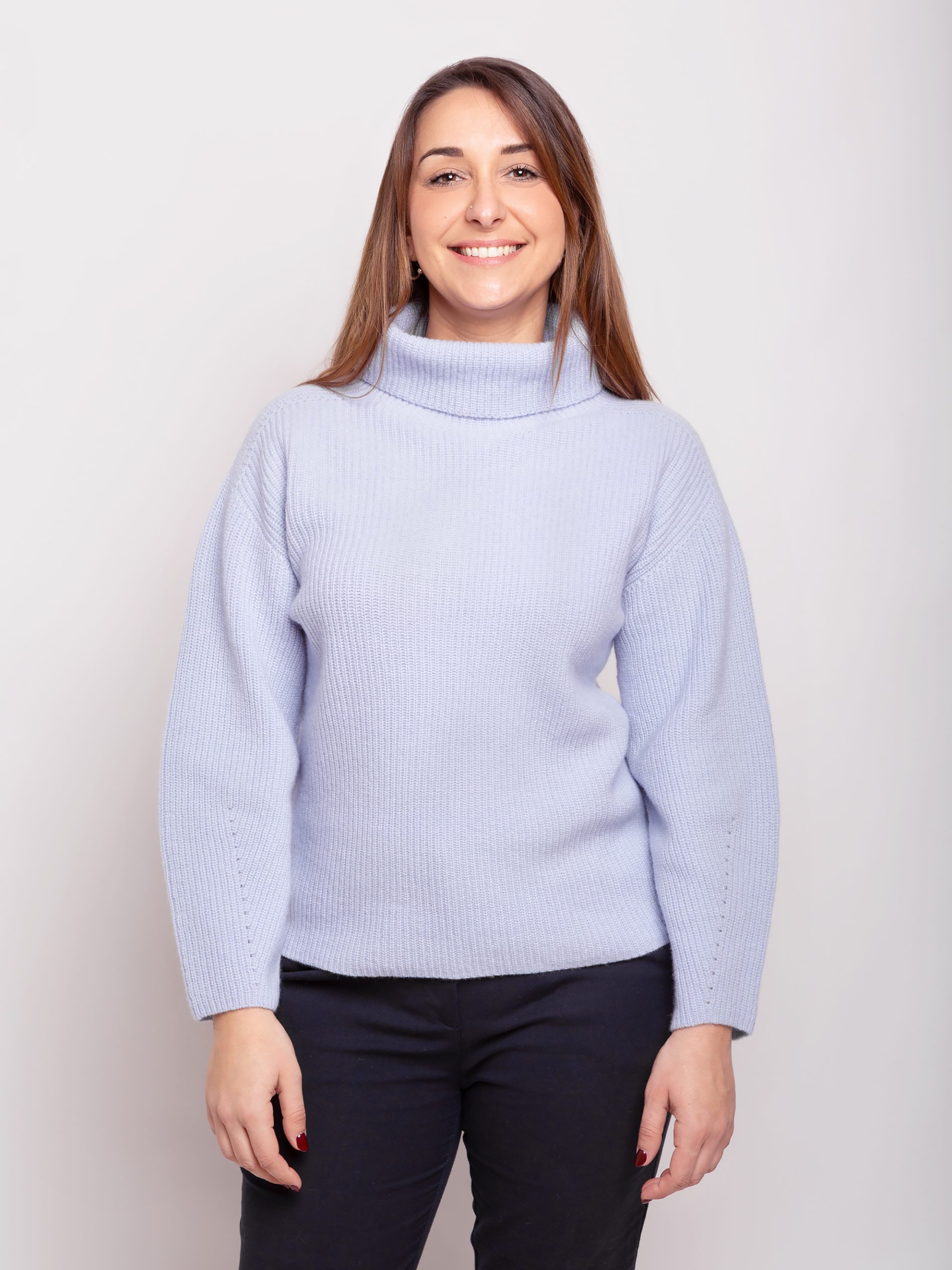 Maglia Perlata Dolcevita Misto Cashmere 10 Maglia Perlata Dolcevita Misto Cashmere - immagine 10