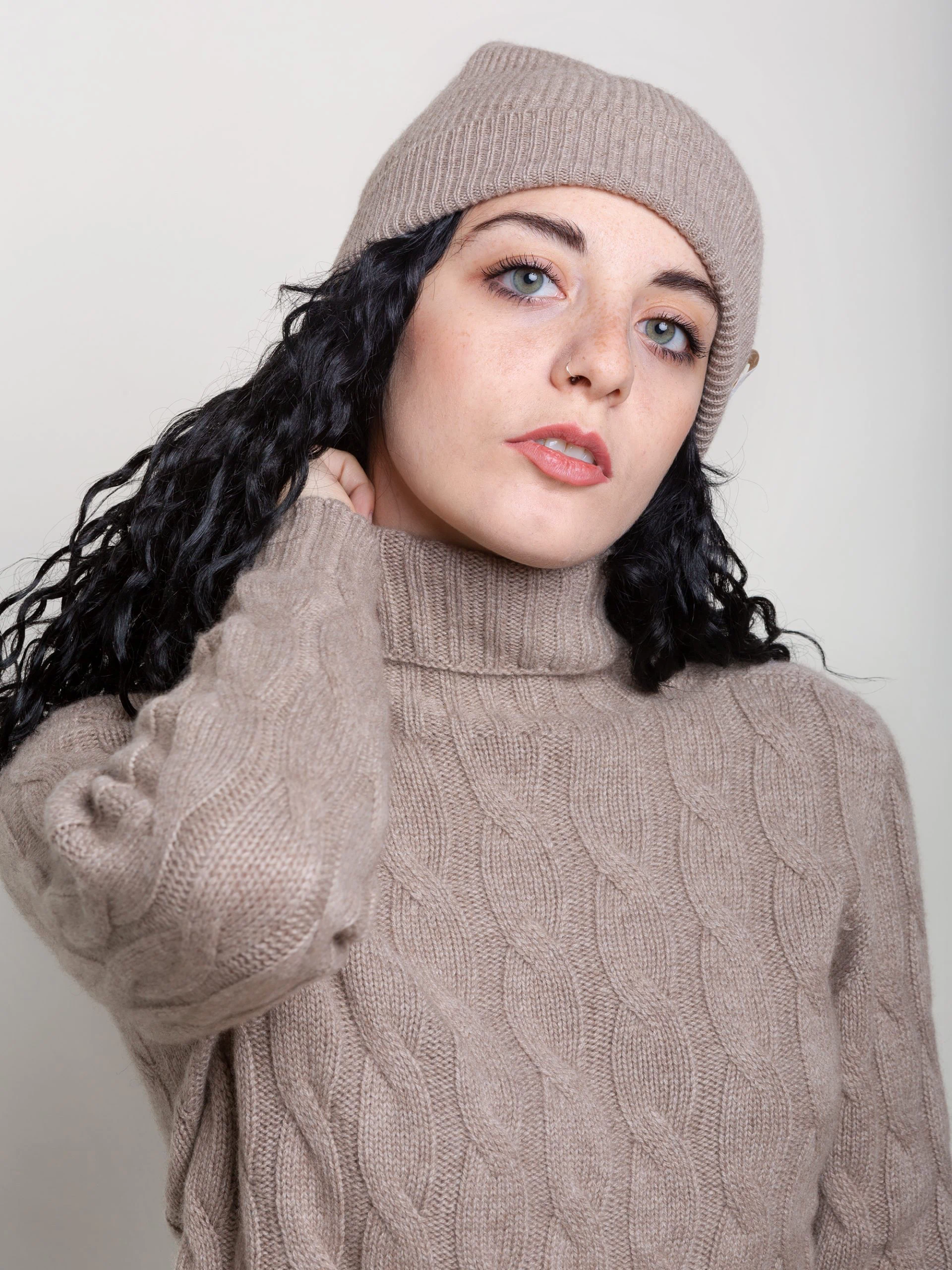 BOREA - Cappello Costine Royal Cashmere 2 BOREA - Cappello Costine Royal Cashmere – Bild 2