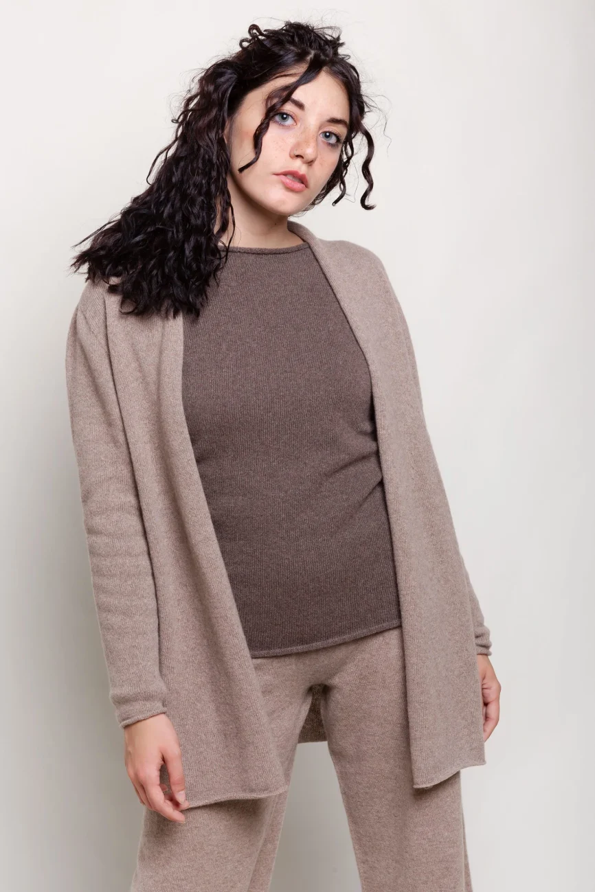 My list 3 Cardigan Sciallato Eco Cashmere