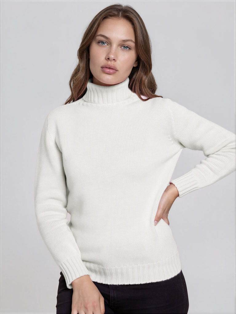 Maglia Collo Alto rosa Lena Light Studio
