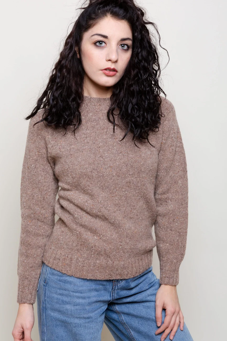 SALE - Women 99 Maglia Girocollo brown 3