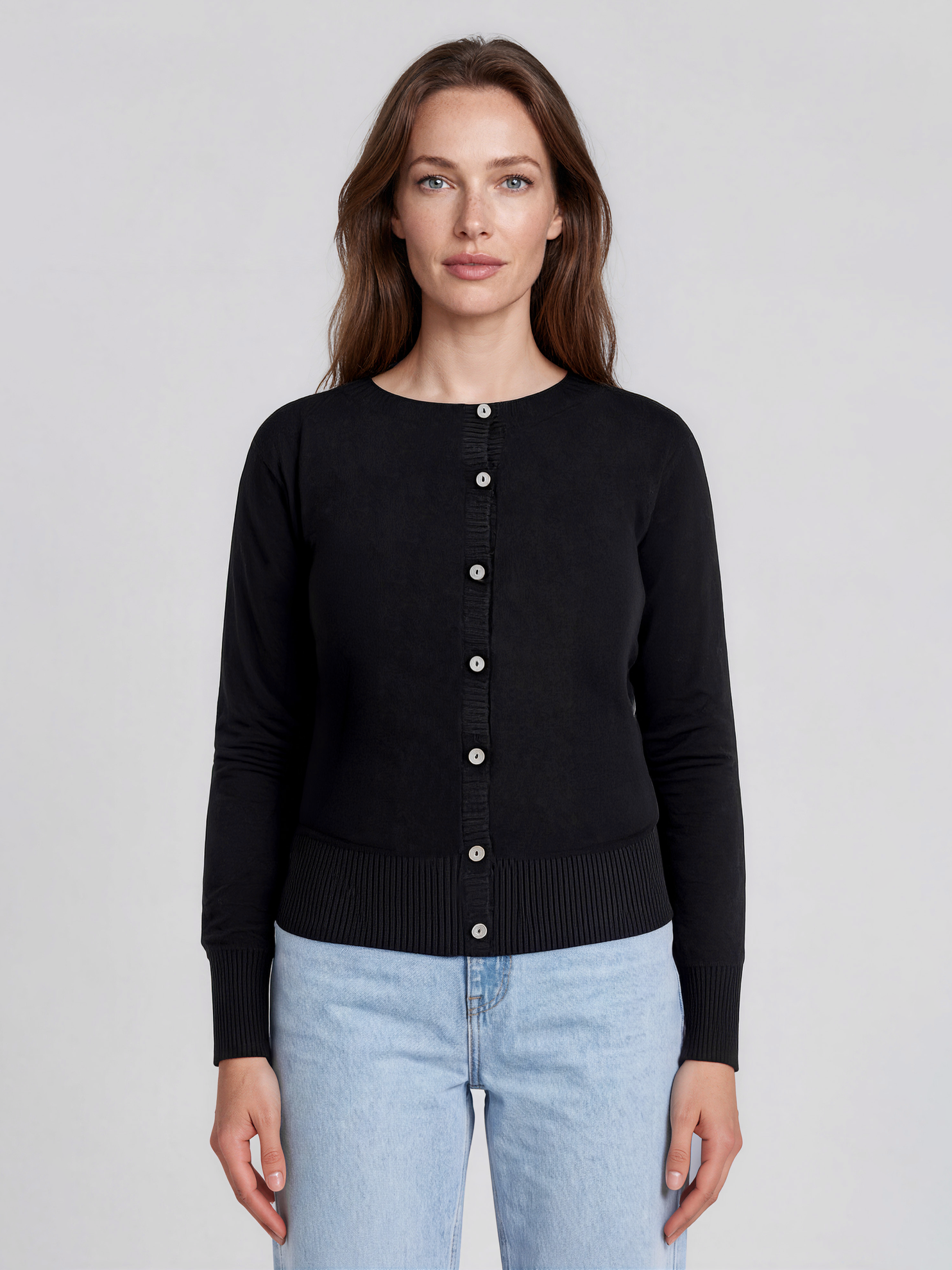 DORIDE - Coreana Bottoni Misto Cashmere 13 DORIDE - Coreana Bottoni Misto Cashmere – Bild 13