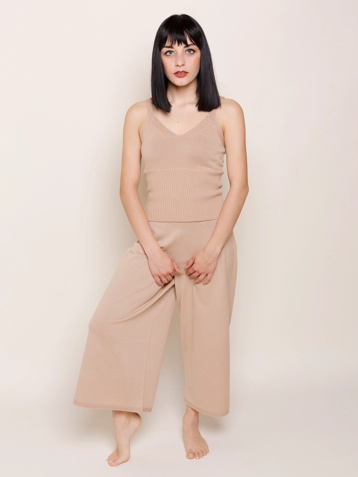 Pantalone Culotte Cotone Egiziano 28 Pantalone Culotte Cotone Egiziano – Bild 28