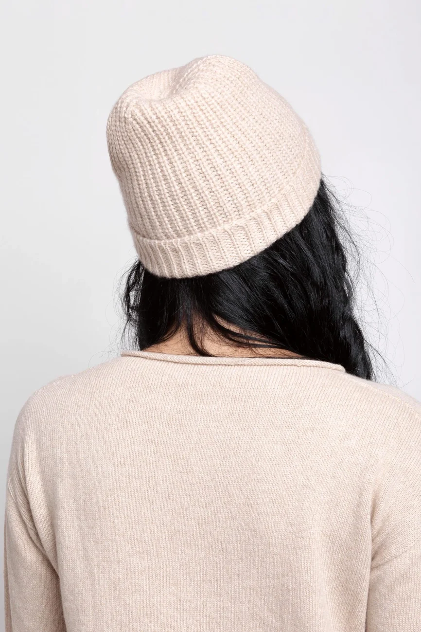 SALE - Women 54 Cappello Maglia Perlata light grey 2
