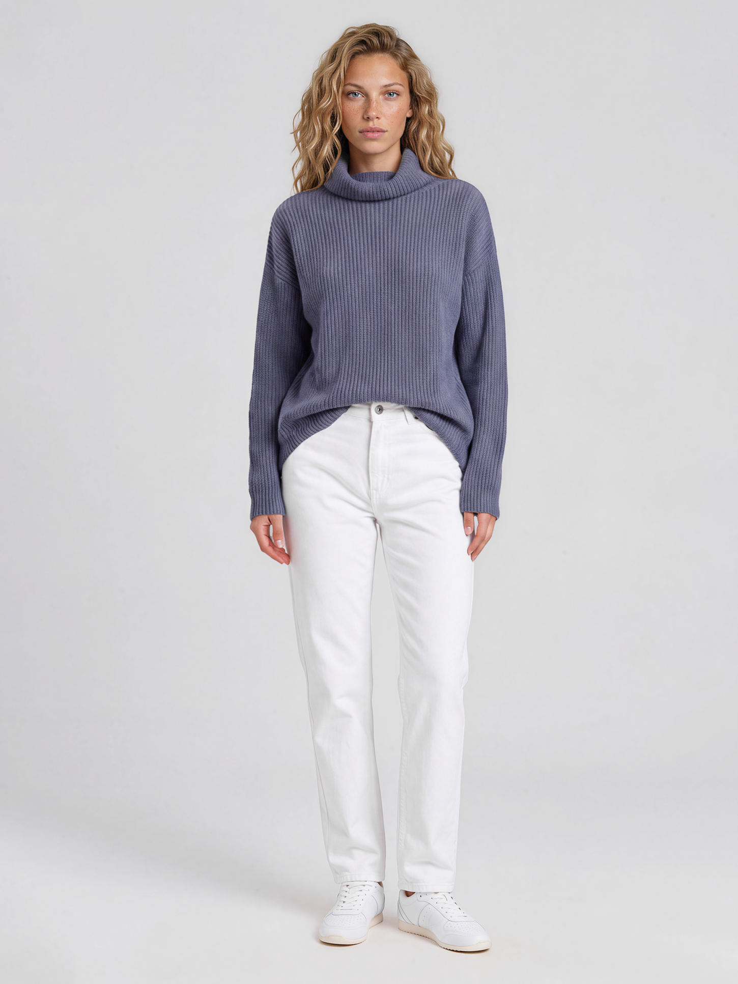 Maglia Perlata Dolcevita Misto Cashmere 16 Maglia Perlata Dolcevita Misto Cashmere - immagine 16