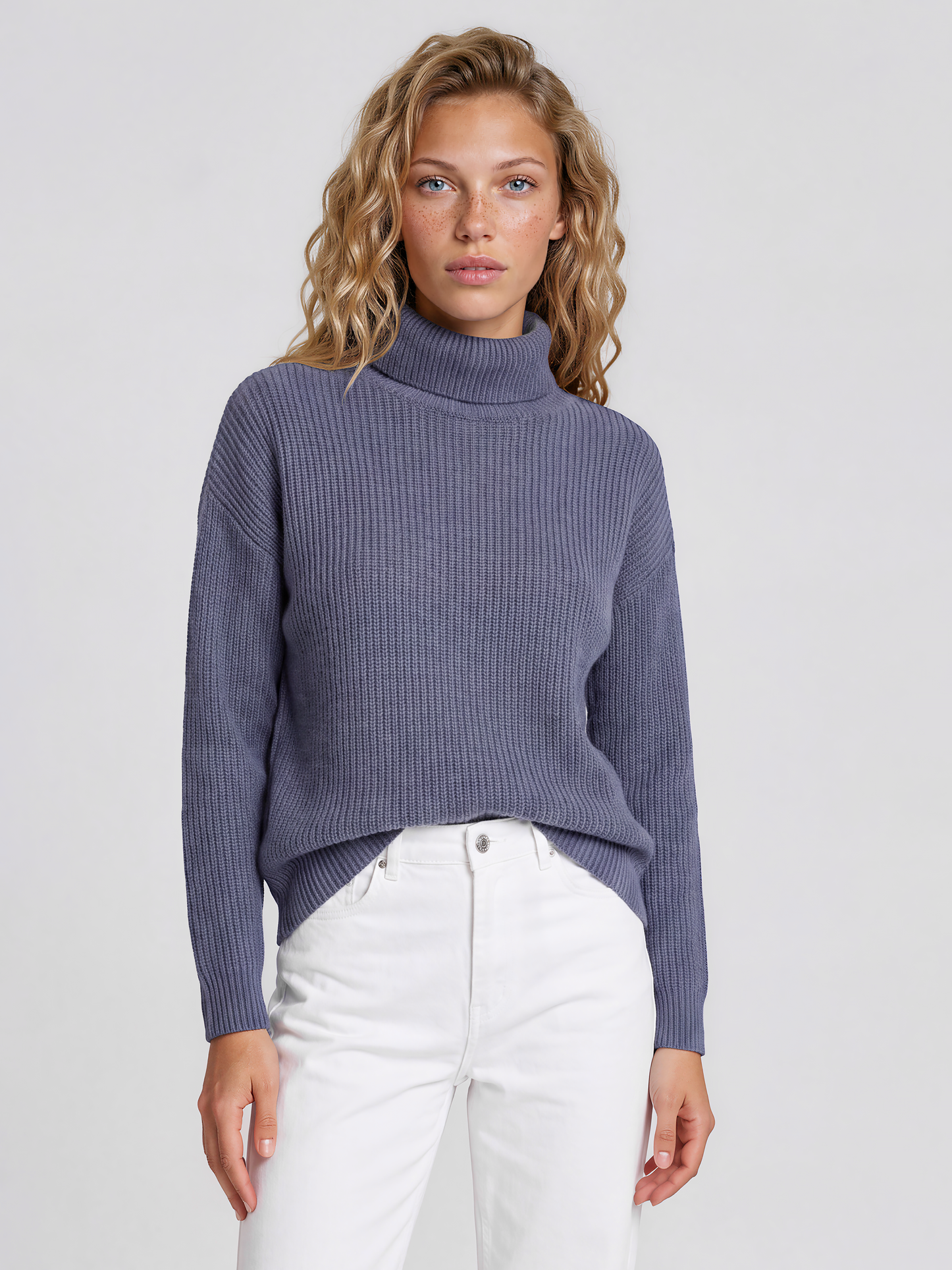 Maglia Perlata Dolcevita Misto Cashmere 15 Maglia Perlata Dolcevita Misto Cashmere - immagine 15