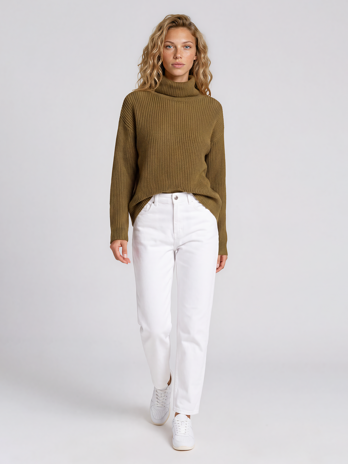 Maglia Perlata Dolcevita Misto Cashmere 2 Maglia Perlata Dolcevita Misto Cashmere - immagine 2