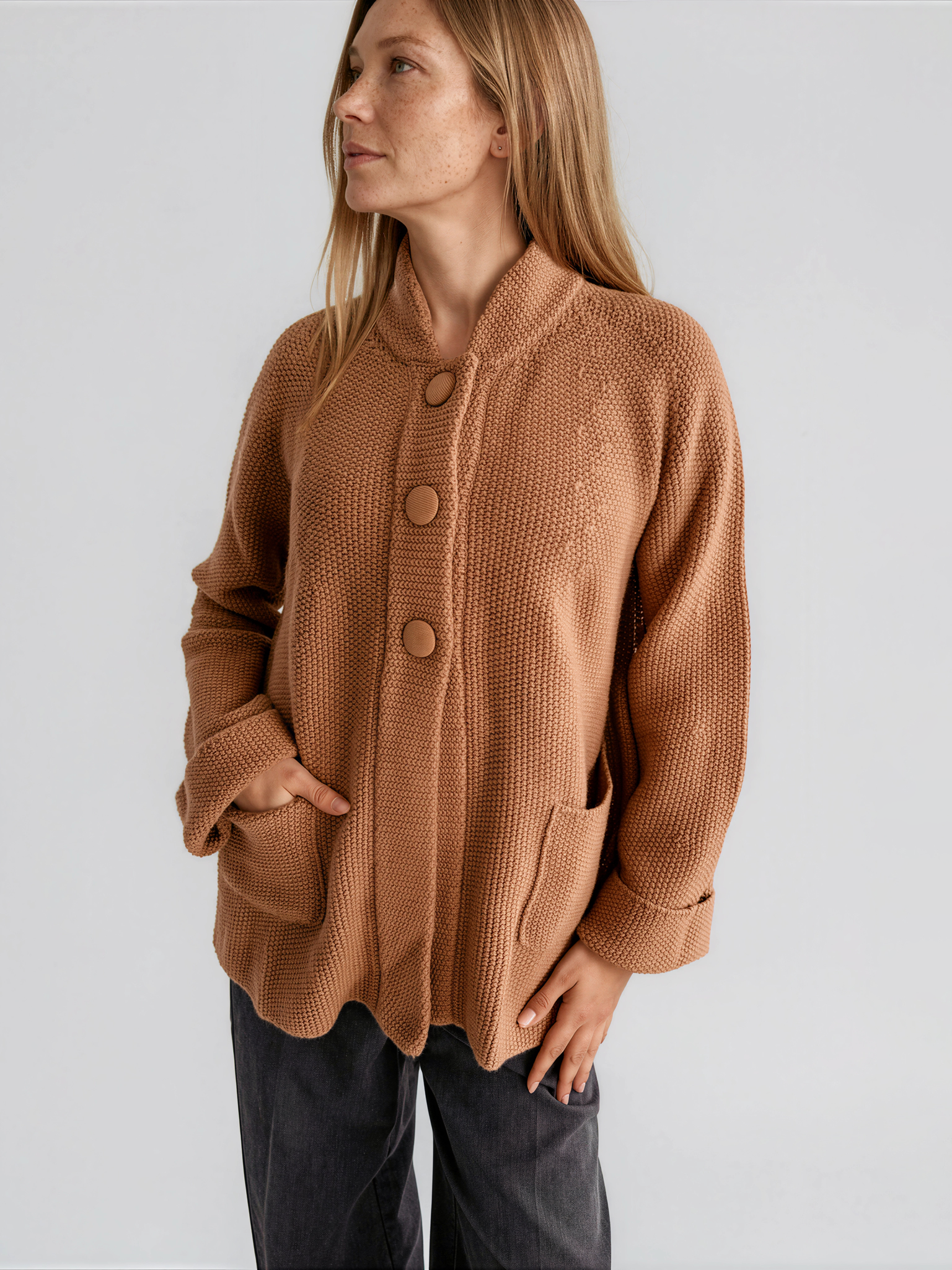 Cappotto Chicco di Riso Misto Cashmere 8 Cappotto Chicco di Riso Misto Cashmere – Bild 8