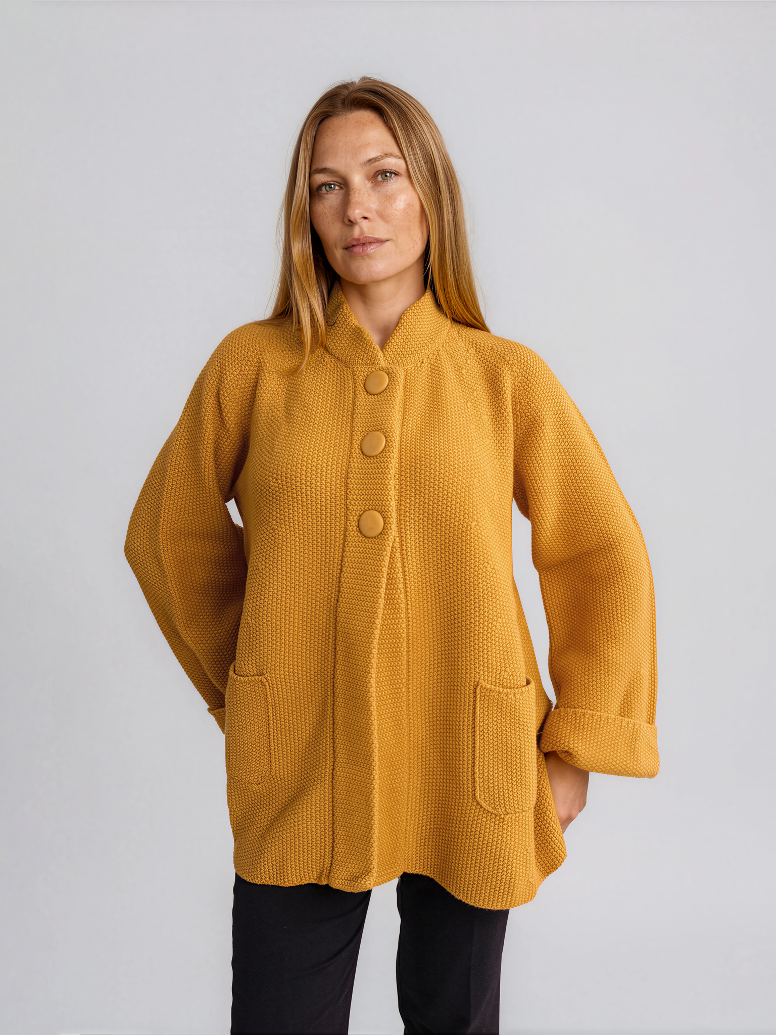 Cappotto Chicco di Riso Misto Cashmere 11 Cappotto Chicco di Riso Misto Cashmere – Bild 11