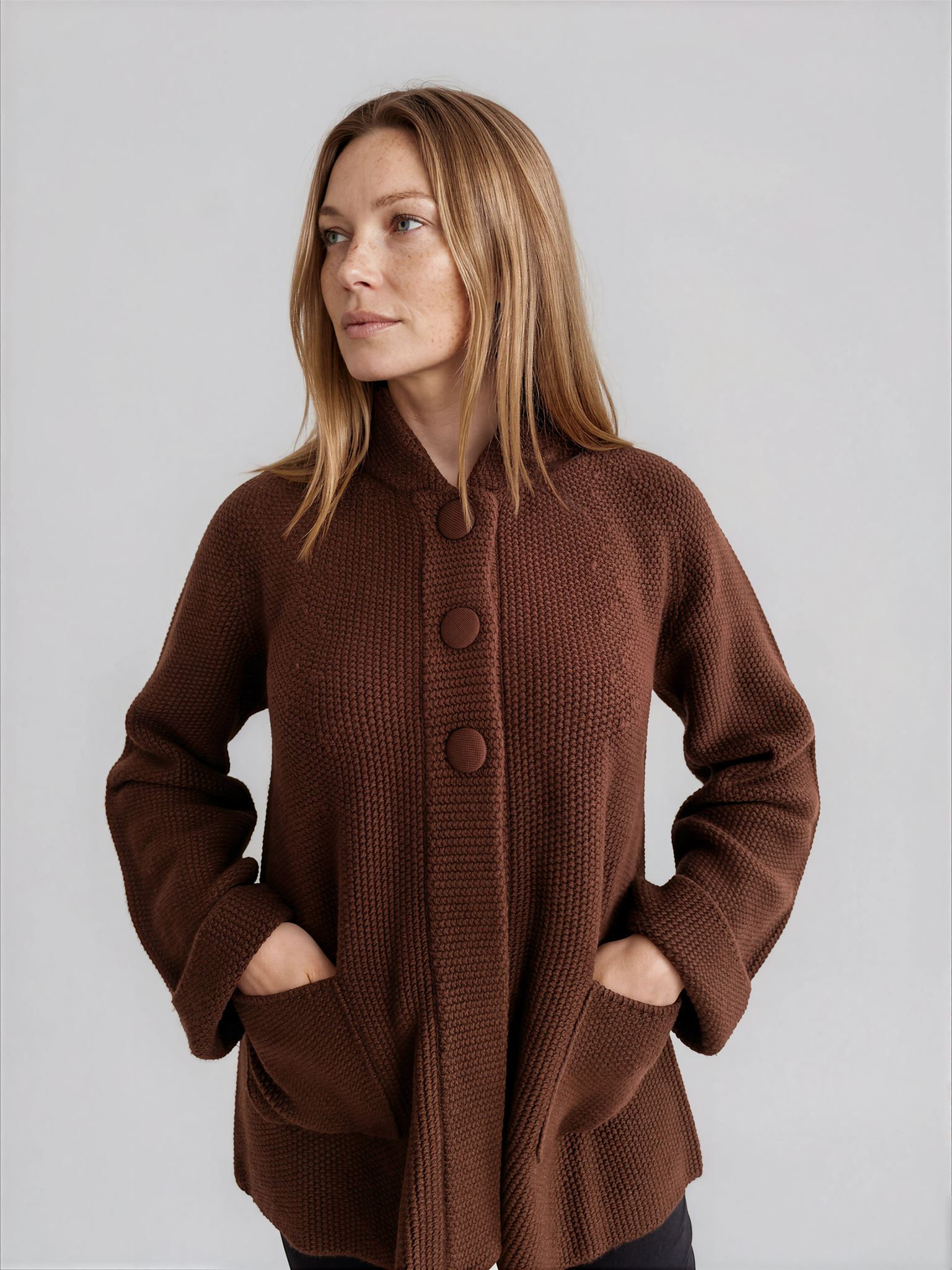 Cappotto Chicco di Riso Misto Cashmere 2 Cappotto Chicco di Riso Misto Cashmere – Bild 2