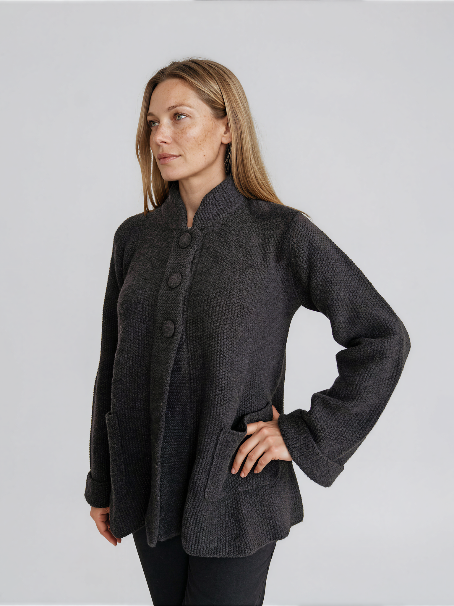 Cappotto Chicco di Riso Misto Cashmere 9 Cappotto Chicco di Riso Misto Cashmere – Bild 9