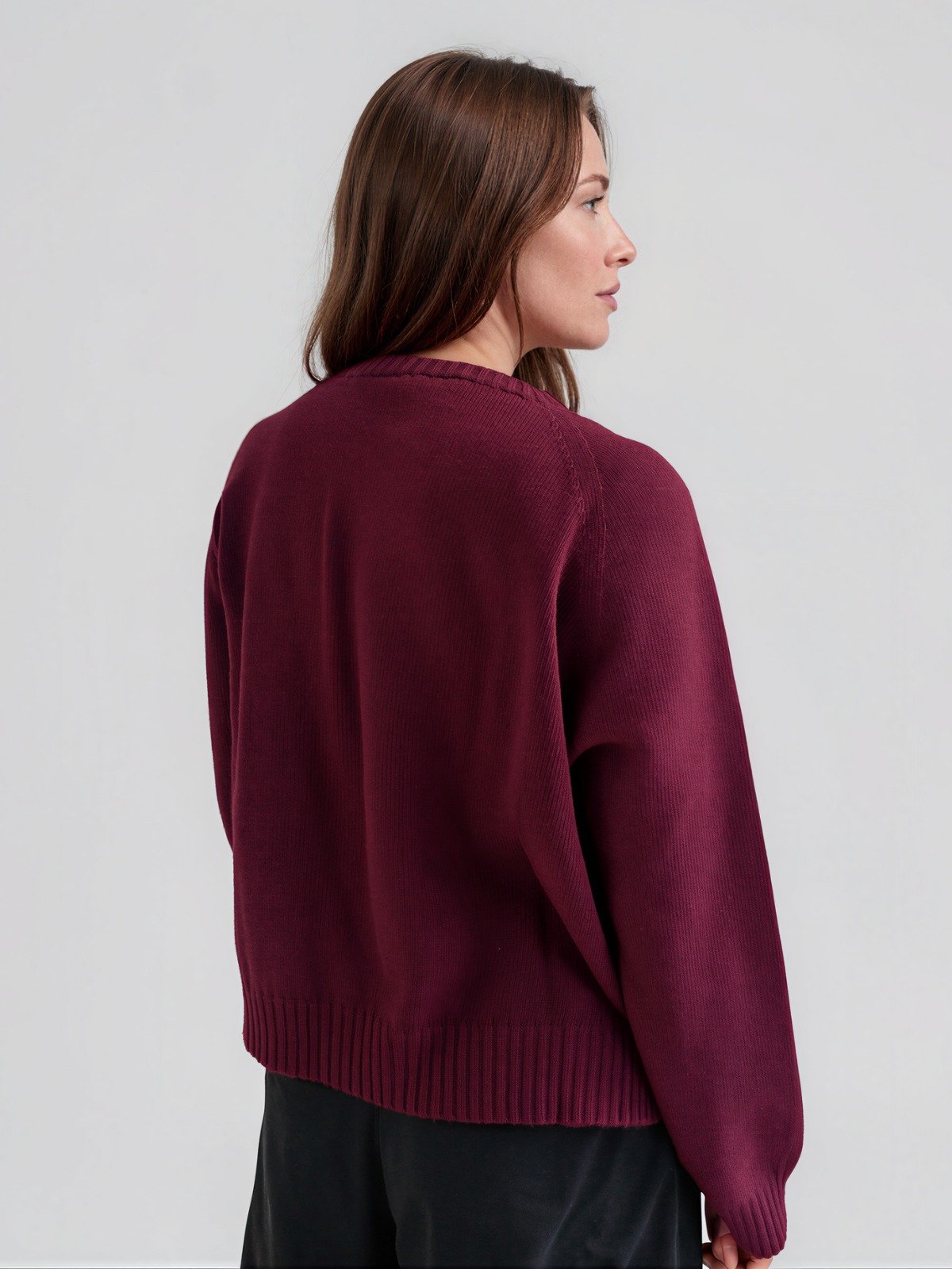Girocollo Maxi Spacchetti Misto Cashmere 4 Girocollo Maxi Spacchetti Misto Cashmere – Bild 4